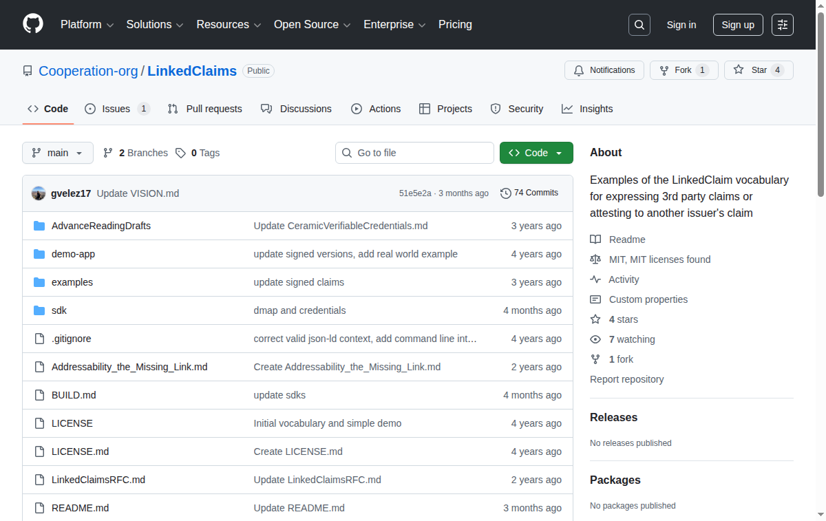 Claim Lexicon (ATProto)